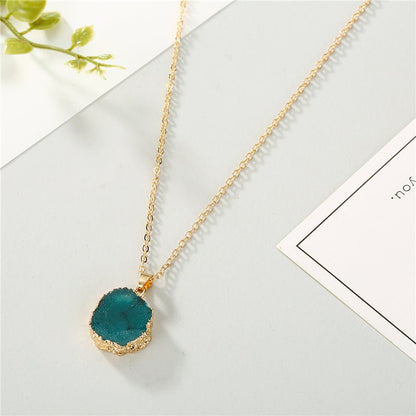 Sunflower Resin Pendant Necklace - Trendy Radar