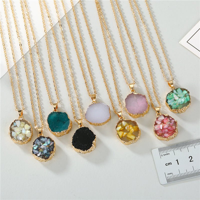 Sunflower Resin Pendant Necklace - Trendy Radar