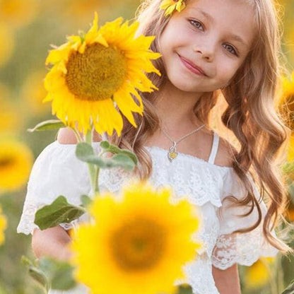 Sunshine Sunflower Pendant Necklace - Trendy Radar