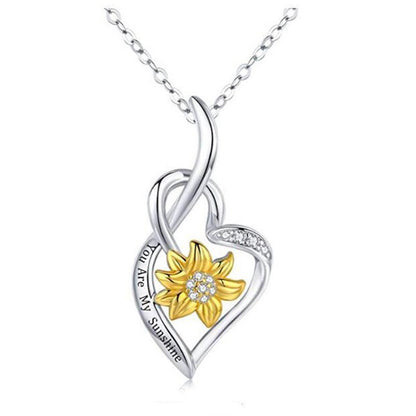 Sunshine Sunflower Pendant Necklace - Trendy Radar