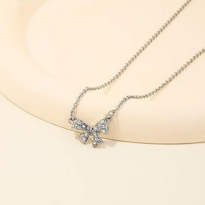 Sweet Light Luxury Bow Necklace for - Trendy Radar