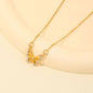 Sweet Light Luxury Bow Necklace for - Trendy Radar