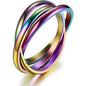 Three - Ring Rotating Anxiety Relief Ring - Trendy Radar