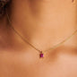 Titanium Steel Birthstone Necklaces - Trendy Radar