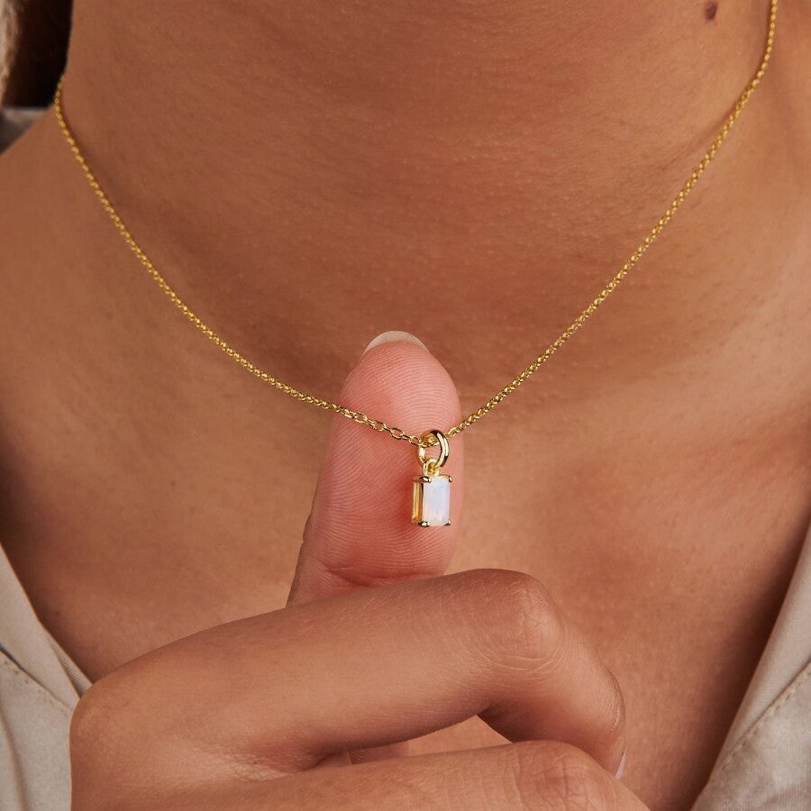 Titanium Steel Birthstone Necklaces - Trendy Radar