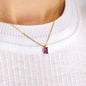 Titanium Steel Birthstone Necklaces - Trendy Radar