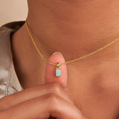 Titanium Steel Birthstone Necklaces - Trendy Radar