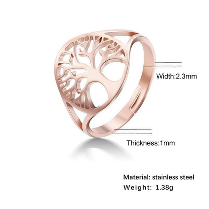 Tree of Life Adjustable Ring - Trendy Radar