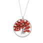 Tree of Life Crystal Gravel Pendant Necklace - Trendy Radar
