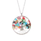 Tree of Life Crystal Gravel Pendant Necklace - Trendy Radar