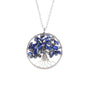 Tree of Life Crystal Gravel Pendant Necklace - Trendy Radar