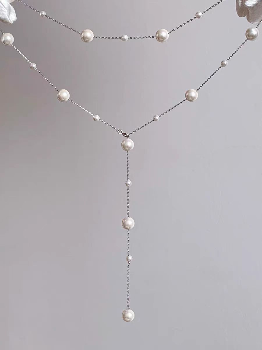 Trendy Starry Pearl Necklace & Bracelet for Women - Trendy Radar
