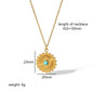 Turquoise Pendant Blue Diamond Necklace - Trendy Radar