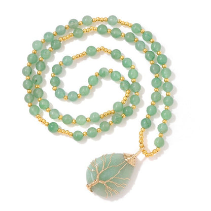 Unisex Crystal & Gemstone Pendant Necklaces - Trendy Radar
