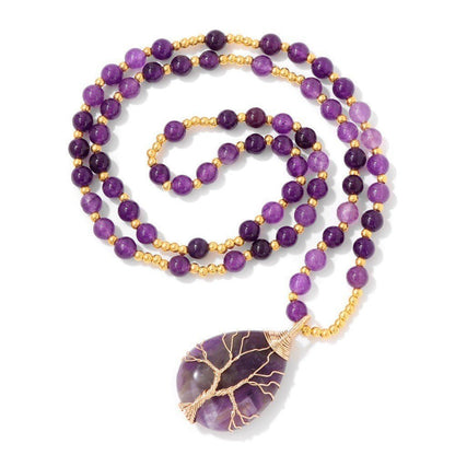 Unisex Crystal & Gemstone Pendant Necklaces - Trendy Radar