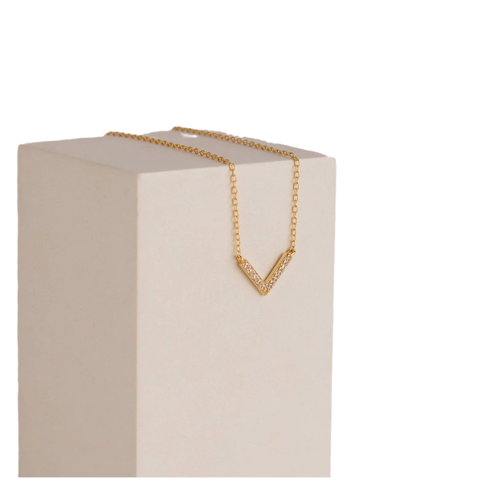 V-Shaped Stainless Steel Necklace - Trendy Radar