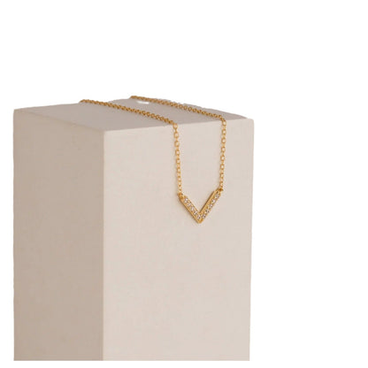 V-Shaped Stainless Steel Necklace - Trendy Radar