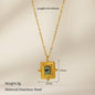 Vintage Turquoise Natural Stone Pendant Necklace - Trendy Radar