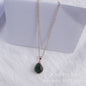 Water Drop Rose Gold Rhinestone Necklaces - Trendy Radar