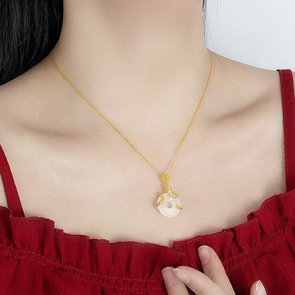 Winding Snake Blessing Necklace for Women - Trendy Radar