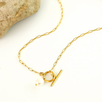 Women's Baroque Pearl Pendant Necklace - Trendy Radar