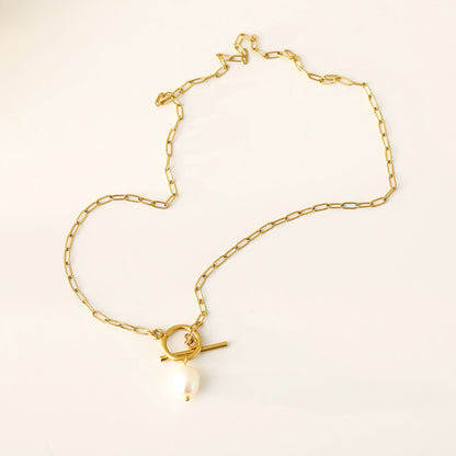Women's Baroque Pearl Pendant Necklace - Trendy Radar