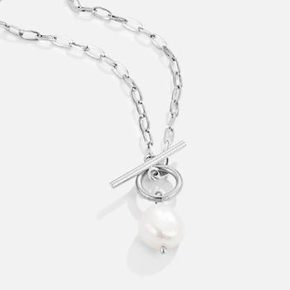 Women's Baroque Pearl Pendant Necklace - Trendy Radar