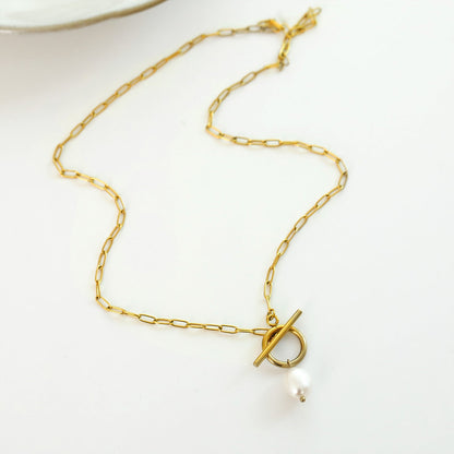 Women's Baroque Pearl Pendant Necklace - Trendy Radar
