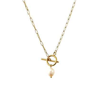 Women's Baroque Pearl Pendant Necklace - Trendy Radar