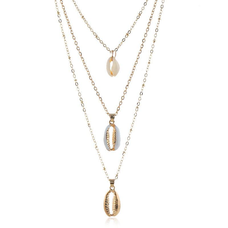 Women’s Double Layer Geometric Necklace - Trendy Radar