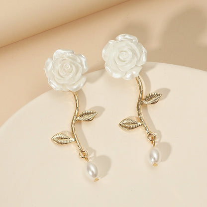 Women’s Flower Metal Alloy Earrings - Trendy Radar