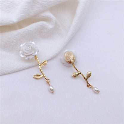 Women’s Flower Metal Alloy Earrings - Trendy Radar