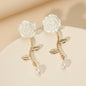 Women’s Flower Metal Alloy Earrings - Trendy Radar