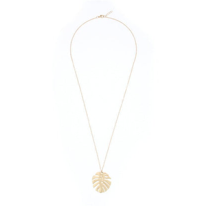 Women's Leaf Shape Pendant Necklace - Trendy Radar