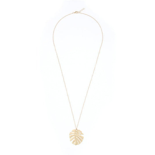 Women's Leaf Shape Pendant Necklace - Trendy Radar