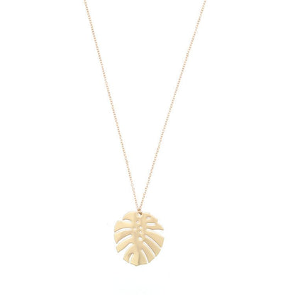 Women's Leaf Shape Pendant Necklace - Trendy Radar