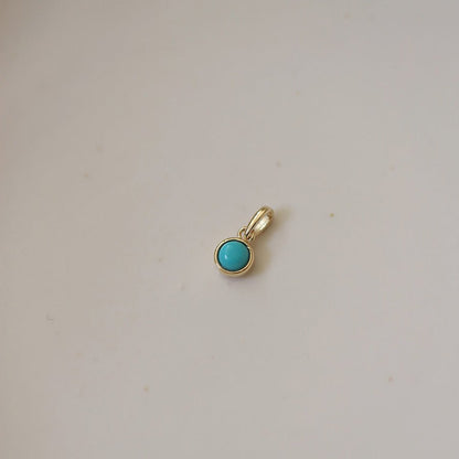 Women’s Simple Fashion S925 Sterling Silver Turquoise Necklace - Trendy Radar