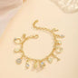 Women’s Thirteen Hanging Charm Bracelet - Trendy Radar