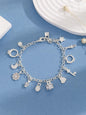 Women’s Thirteen Hanging Charm Bracelet - Trendy Radar