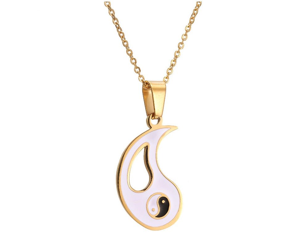 Yin & Yang Couples Necklace Set - Trendy Radar