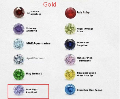 Zircon Birthstone Necklace - Trendy Radar