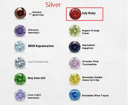 Zircon Birthstone Necklace - Trendy Radar